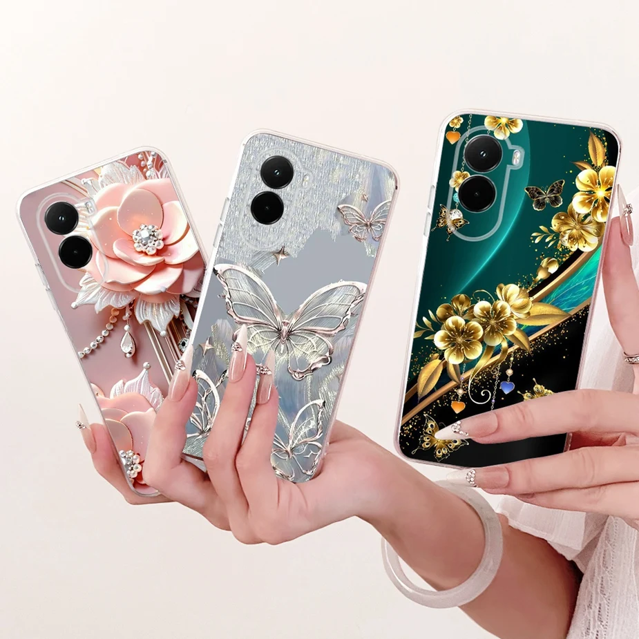 Luxury Butterfly Painted Soft Slim Phone Case - Enhanced Design
