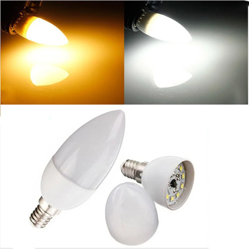 

E14 Led Candle Light 220V Energy Saving Bulb Lamp E14 LED Bombilla Decorativas Ampoule Led Lamps 5W 7W 9W Led Lights for Home