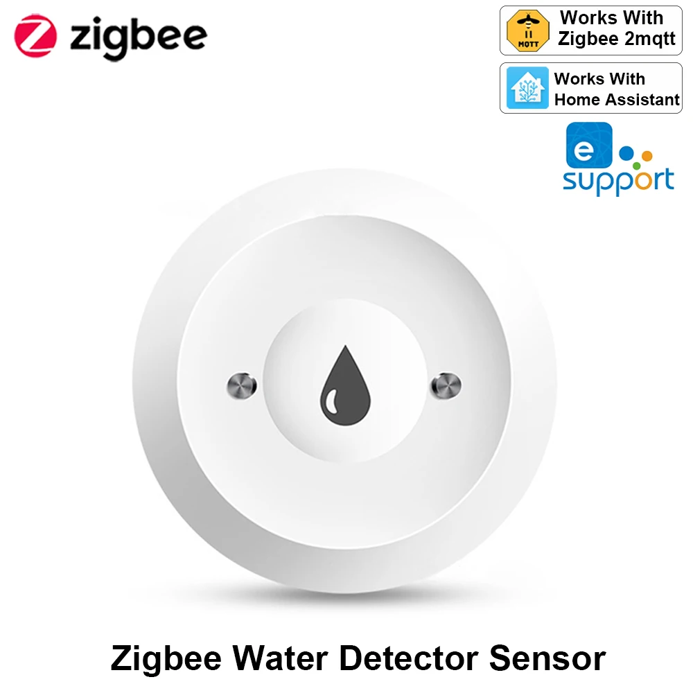Haozee Zigbee Water Sensor Flood Leak Detector App Remote Monitoring for Kitchen