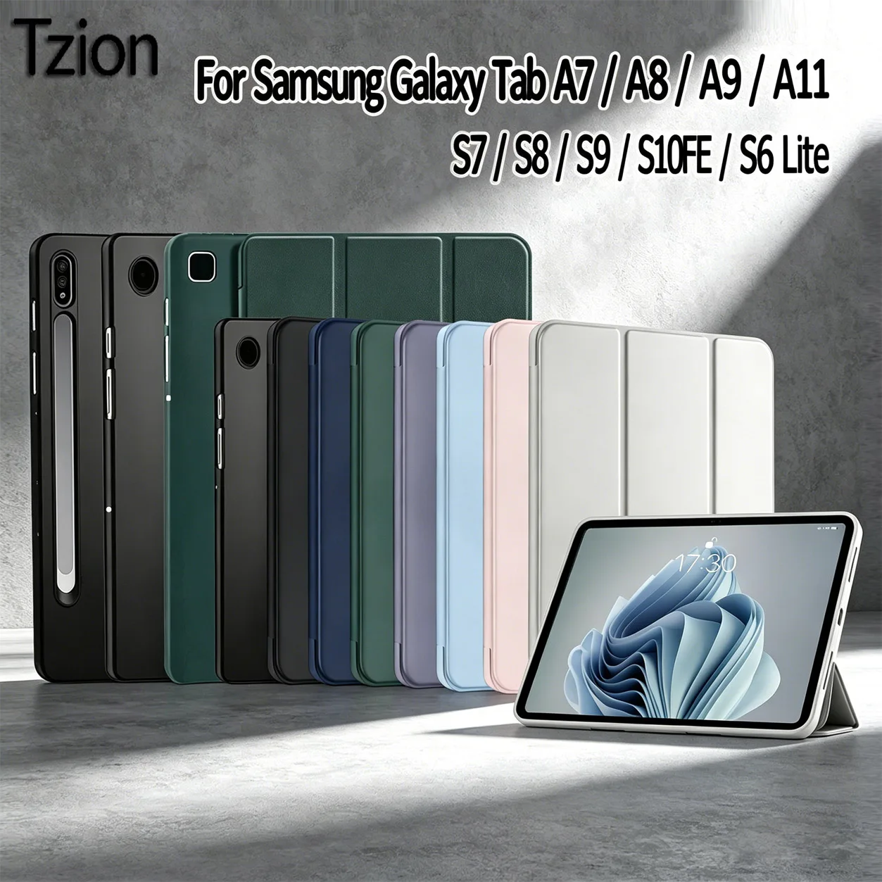 Magnetic Flip Stand Tablet Case with Enhanced Protection and Versatile Viewing Angles