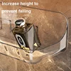 Bathroom Acryli Shelf No DrillShower Storage Rack Washstand Cosmetics Storage Rack Wall Mounted Toilet Shampoo Holder Organizer 2