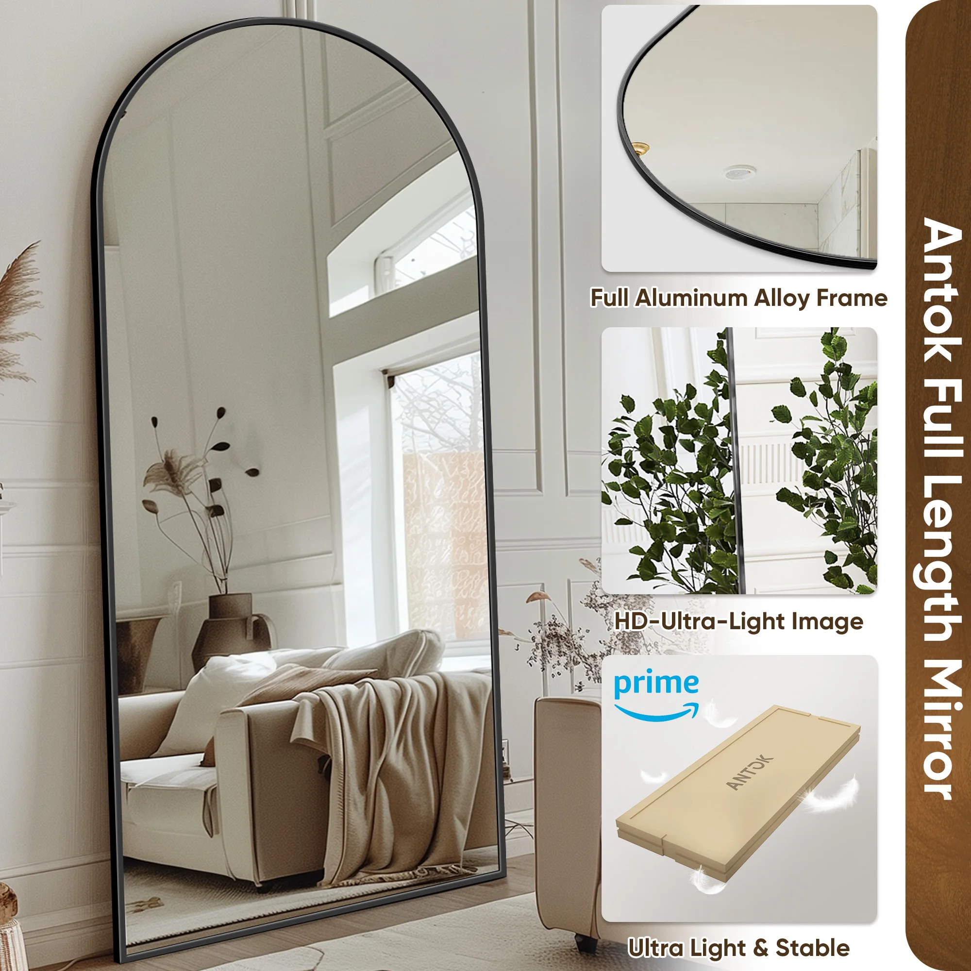 Arch Floor Mirror 4