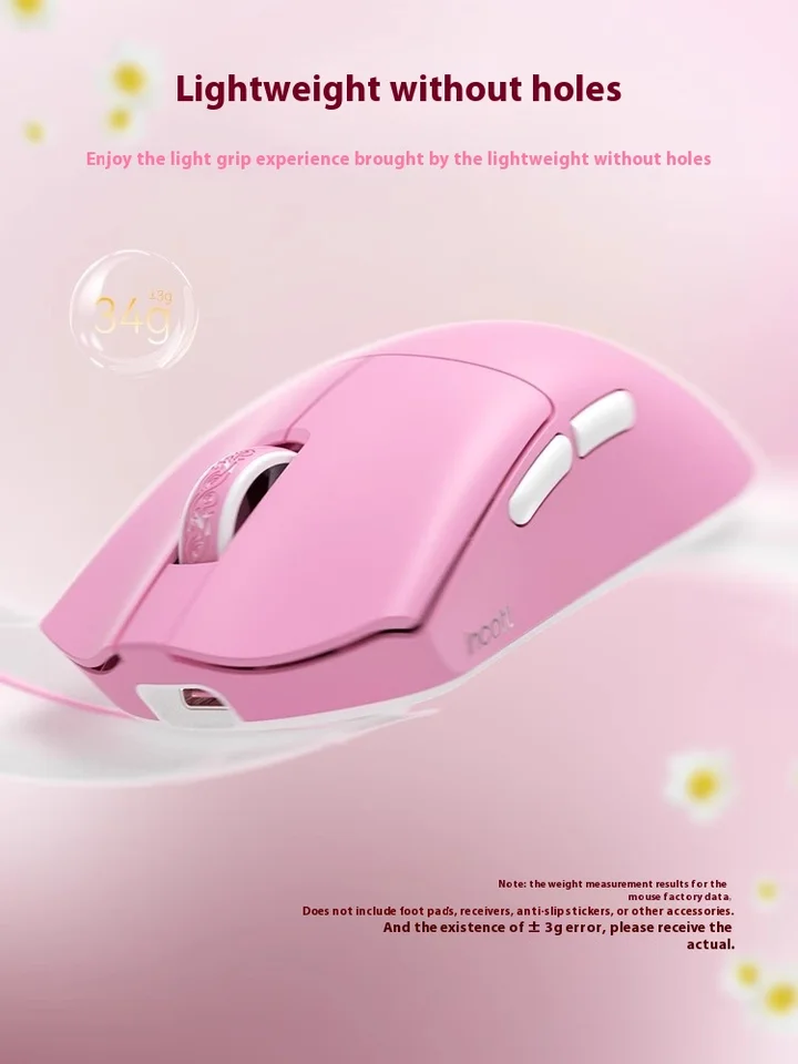 Mouse♡ XZXWZX Wireless Gaming Mouse with Honeycomb Structure 11 RGB