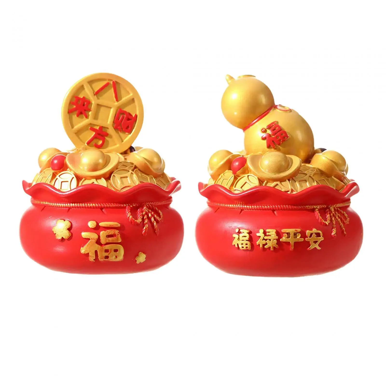 

Статуэтка фэн-шуй Lucky Bag, художественное украшение для спальни, центральный элемент автомобиля