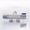 Double Handle Sta===l Cold Water Faucet ===throom Tap Va==e Angle Valve Si======nlet Double Outlet Double Control Valve 4