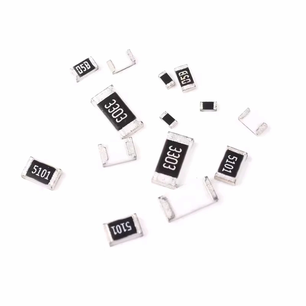 100pcs 1206 &plusmn;1% 1/4W 0R 10 11 12 13 14 15 15.8 16 18 20&Omega; 21 24 30 39 49.9 60.4 100 120 200 249 470 510 649 715R ohm Resistor