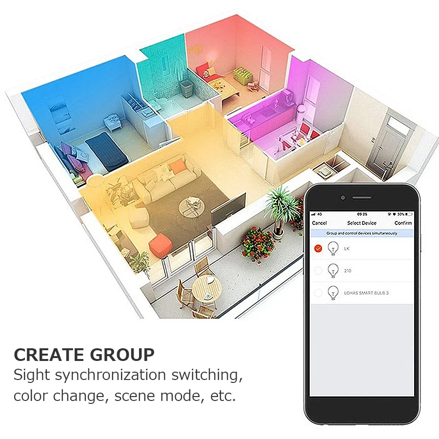 Tuya GU10 WiFi Smart Bulb 220V 110V RGB Dimmable Colour Light 5/7/9W APP Timing Alexa Google Assistant Voice Control LED Lights