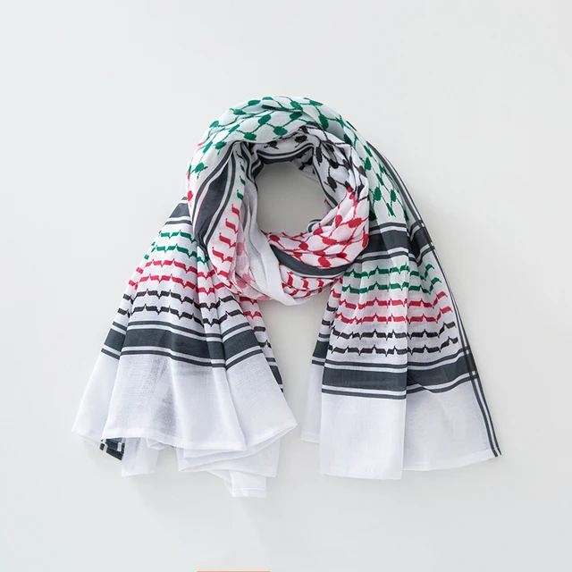 Women/men Military Tactical Desert Hijab Scarf Muslim Headscarf Square Islam Arab Keffiyeh Head Neck Scarves Headwrap - Image 2