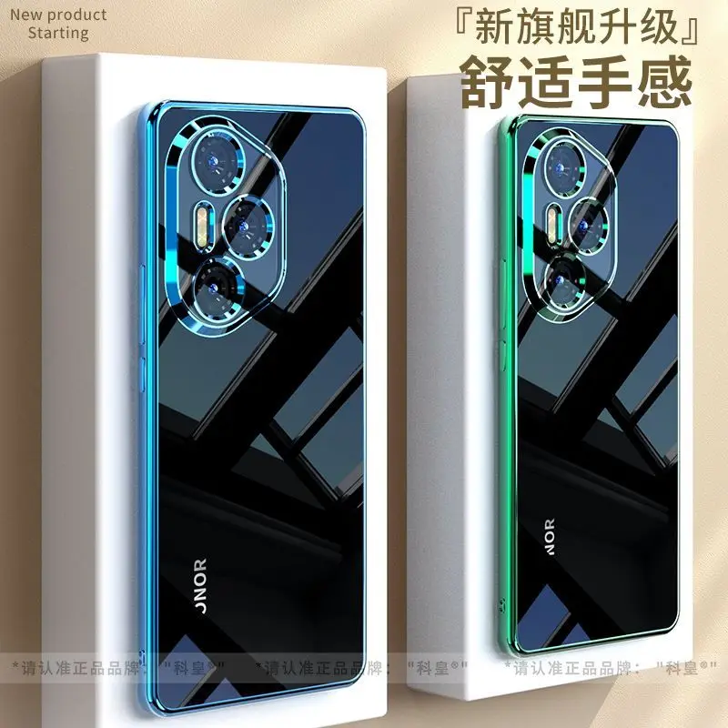 Luxury Transparent Electroplating Soft Silicone Shockproof Back Cover Case