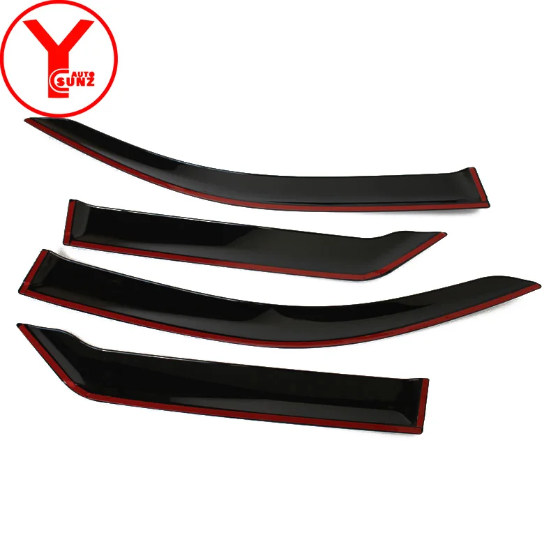 side window deflectors wind visor protector rain guard windshield car accessories for toyota hilux fortuner sw4 YCSUNZ