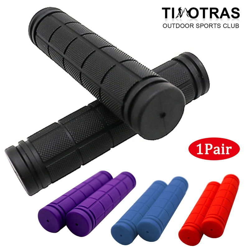 BicycleHandleBarGripsMTBMountainBikeHandlebarCoverPlugRubberNonslipBMXMTBBike.jpg