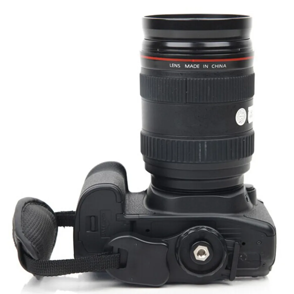 블랙 DSLR 카메라 핸드 스트랩 그립 나일론 스태빌라이저는 대부분의 비디오 카메라에 적합합니다. 올림푸스 호환 가능