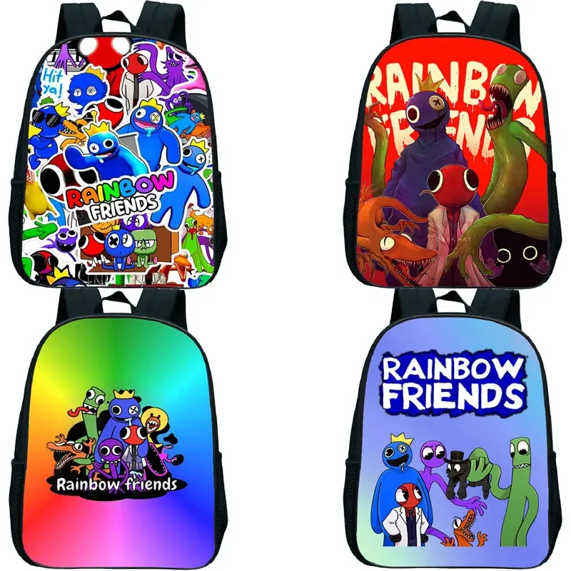 

Детские рюкзаки для детского сада, школьный ранец для мальчиков и девочек, мультяшный рюкзак, Детский рюкзак для книг, Радужный рюкзак для малышей 12 дюймов, подарок для друзей