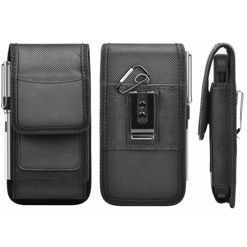 Oxford Universal Cell Phone Holder Belt Clip Loop Card Slot Pouch