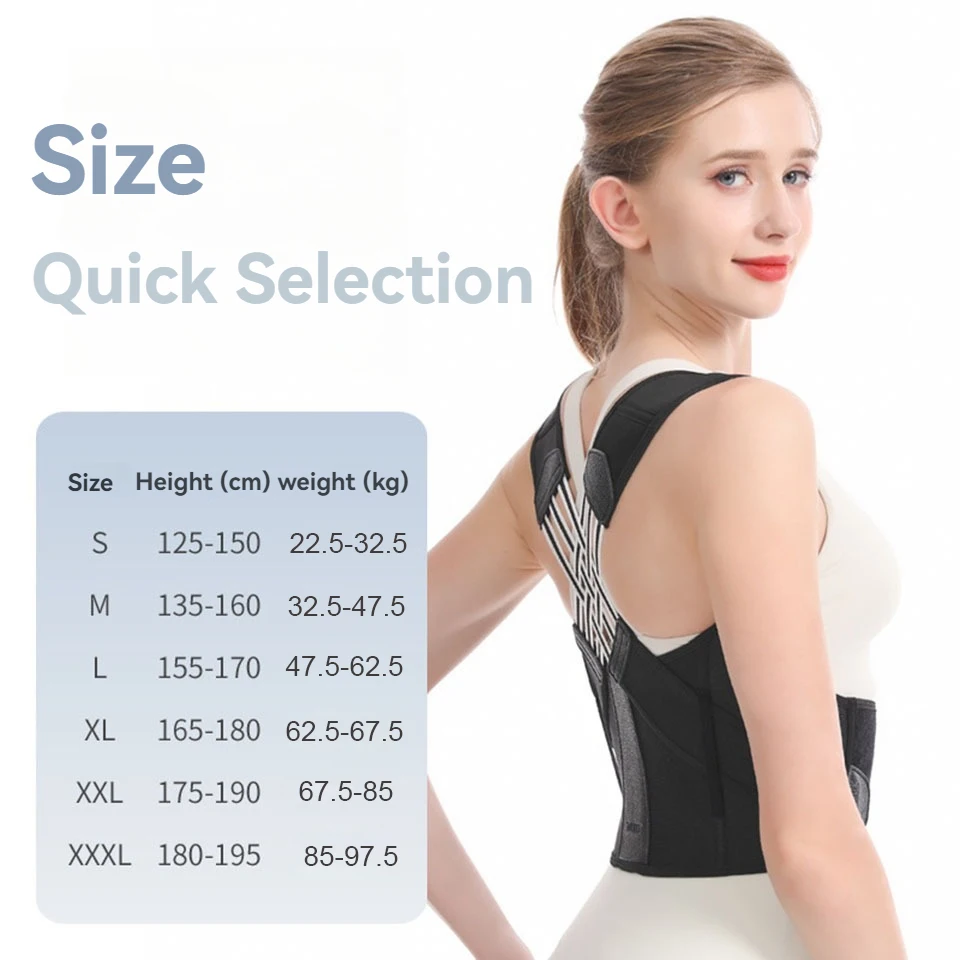 Posture Corrector AOLIKES Prevention Of Hunchback Correction With Back Posture Correction With Beautiful Back And Open Shoulder Shape Corrector