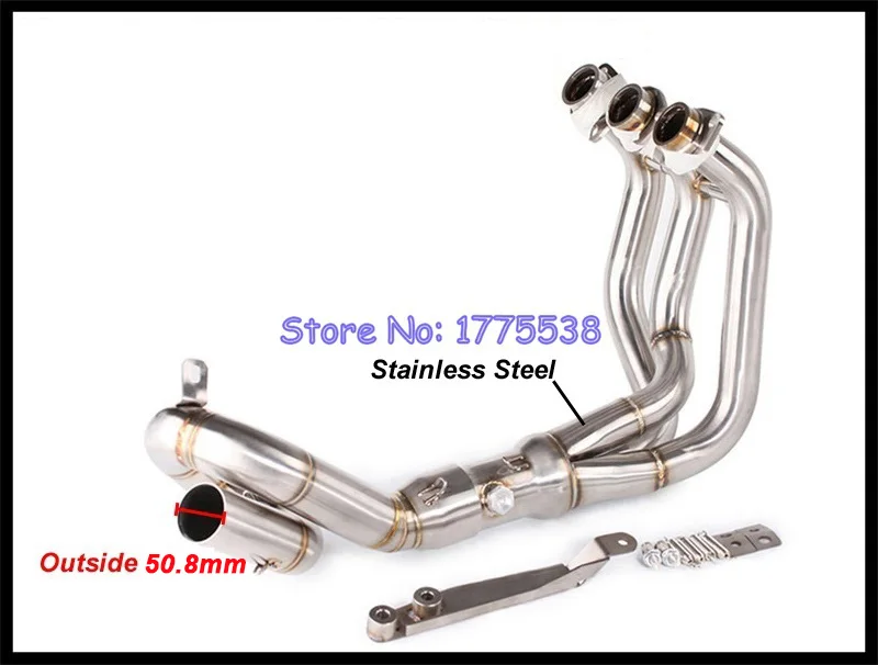 MT09 FZ09 2014-2020 Motorcycle Exhaust Muffler Full System Escape Muffler for Yamaha MT-09 FZ-09 2014-2020 XSR900 2016-2021 Moto - Image 2