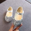 Toddlers Girls Shoes Glitter Leather Flats For Little Kids Children's Dress Shoes  Princess Sweet Loafers Soft For Dance 2