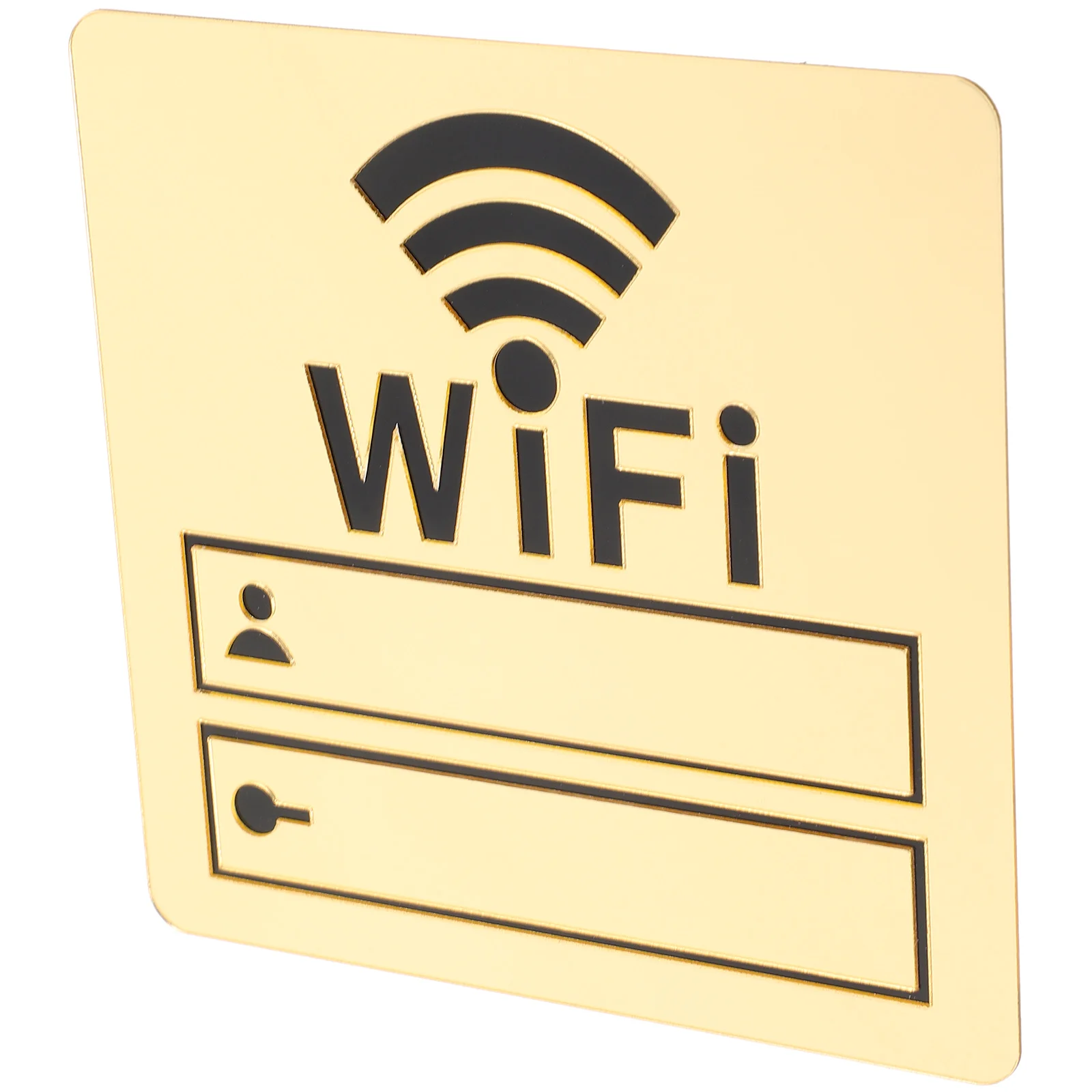 

Acrylic Wifi Sign Hotel Wireless Network Sign Account And Password Wifi Sign Accessory