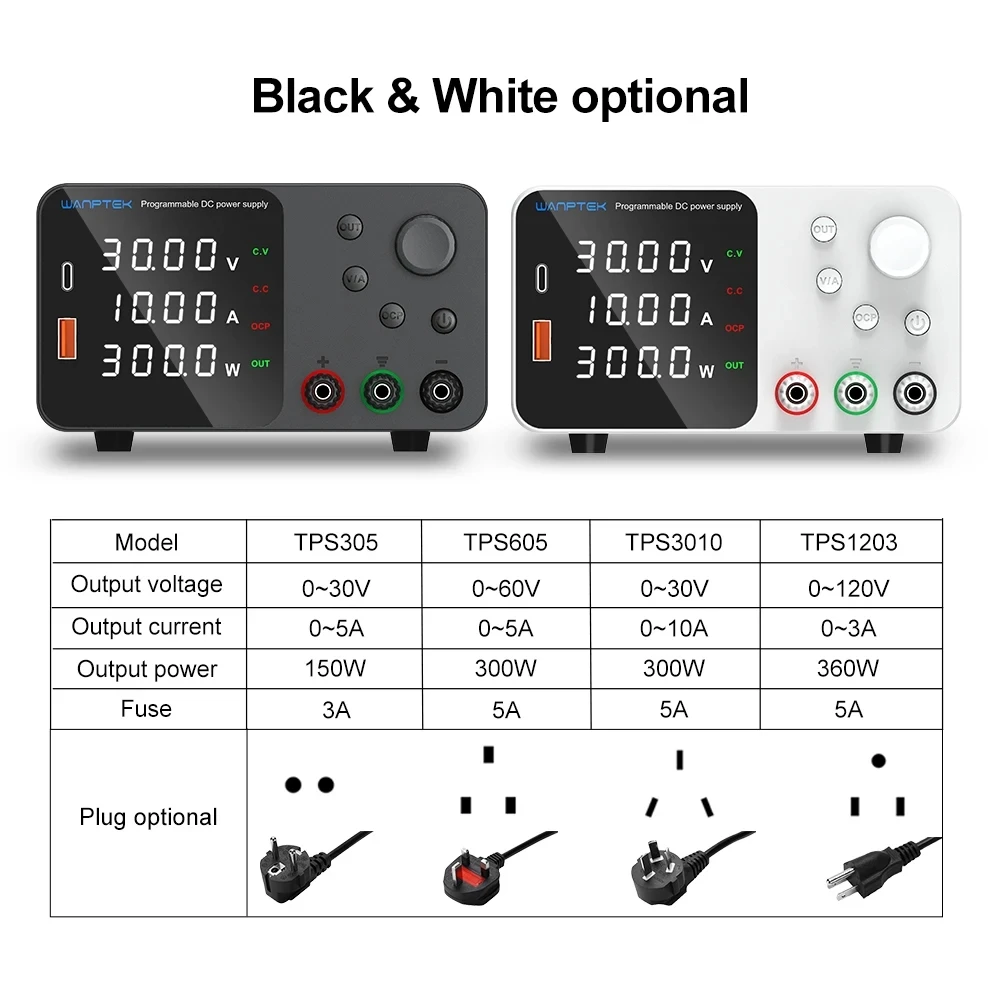 DC安定化電源可変、30V 10A 60V 5Aラボベンチ電源電圧レギュレータ修理、テスト用