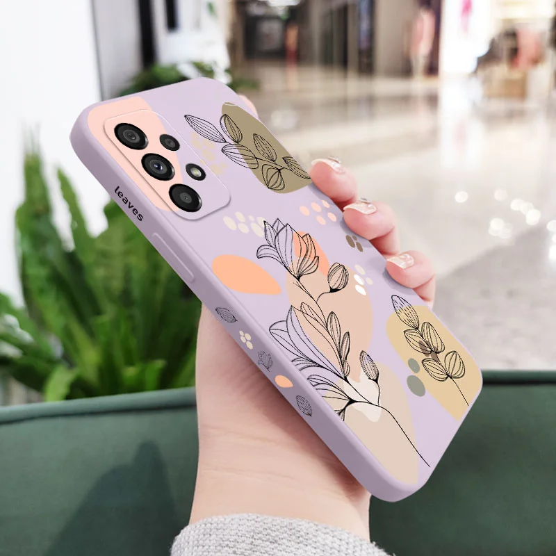 Elegant Abstract Plants Phone Case - Nature-Inspired Design