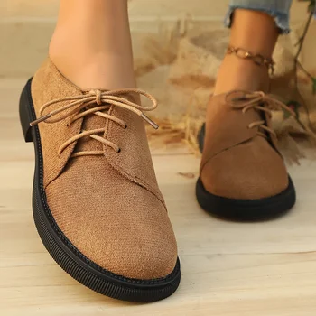 ربيع/خريف جديد حزام الرأس المستدير مريح حذاء فردي غير رسمي عصري الفم الضحلة مثير حزام اتبع الأحذية للنساء