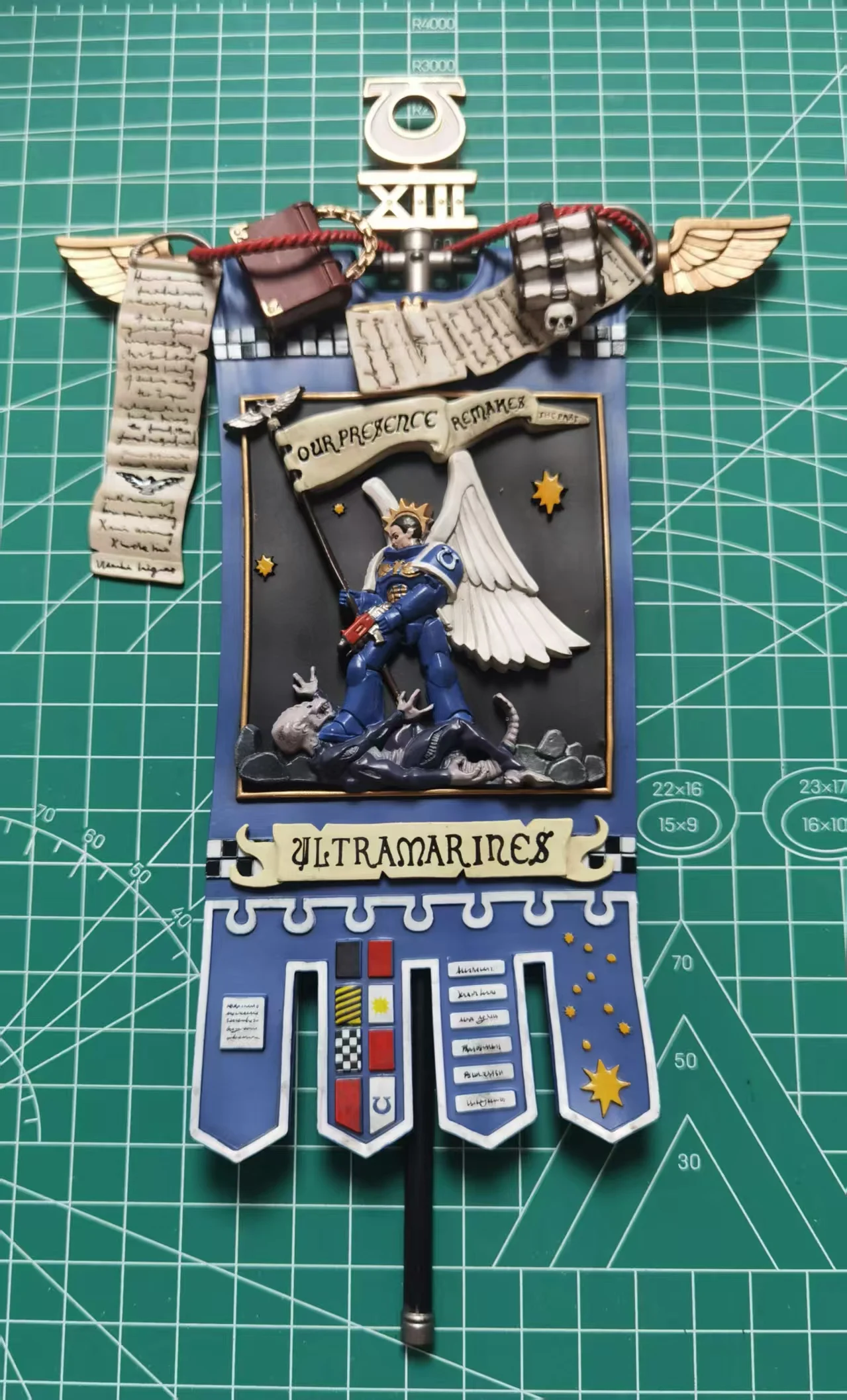 Action Figure JOYTOY Warhammer 40k 1/18 - Ultramarines Honour Guard Chapter Ancient, 12,5 Cm, Collezionismo