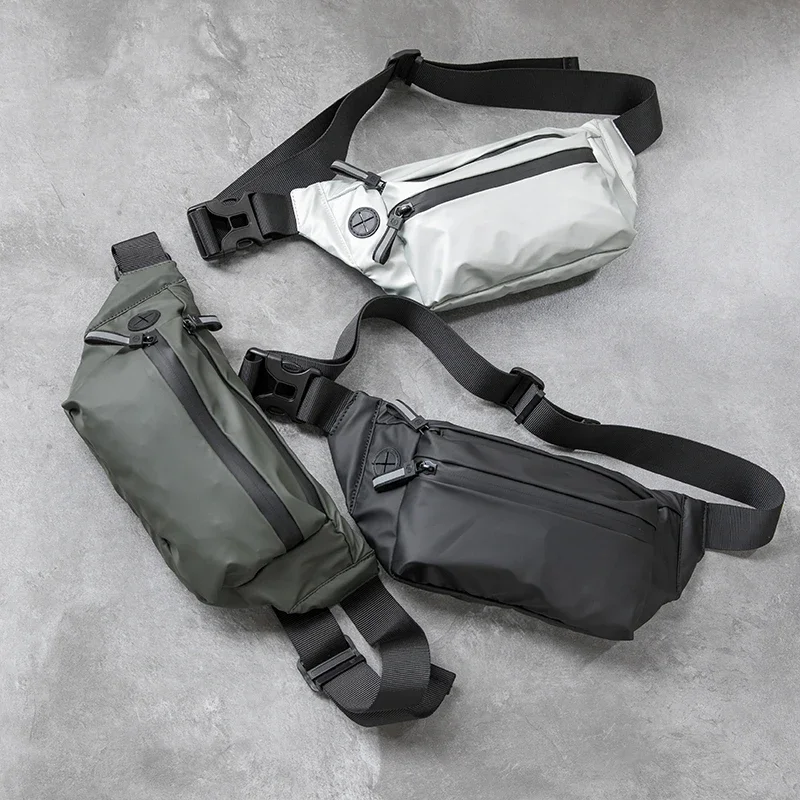 Waterproof Man Waist Bag Fashion Chest Pack Outdoor Sports Crossbody Bag Casual Travel Male Bum Belt Bag