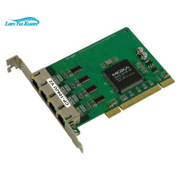 

MOXA 4-port RS-232 intelligent universal PCI serial port card CP-104UL/104JU CP-104UL V2