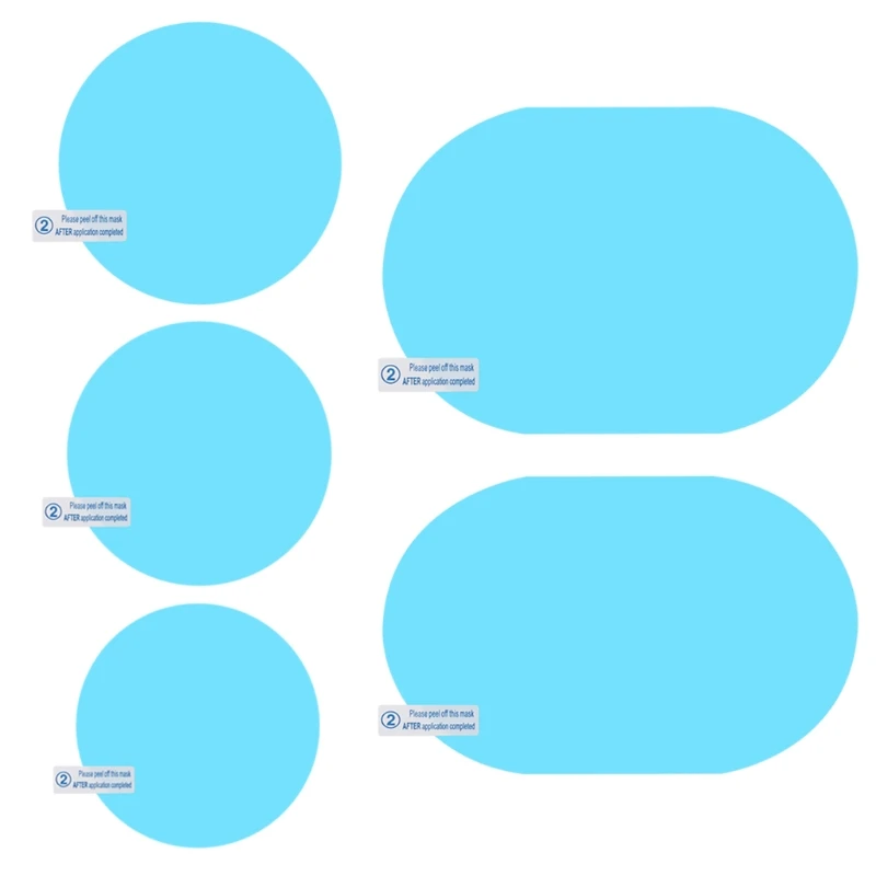 

2 шт., автомобильные непромокаемые пленки, наклейки на зеркало заднего вида, противотуманные, водонепроницаемые, прозрачные для