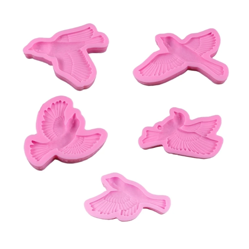 Little-Bird Resin Mold Silicone Wall Decor Mold Animal Casting Epoxy Resin Mold Dropship