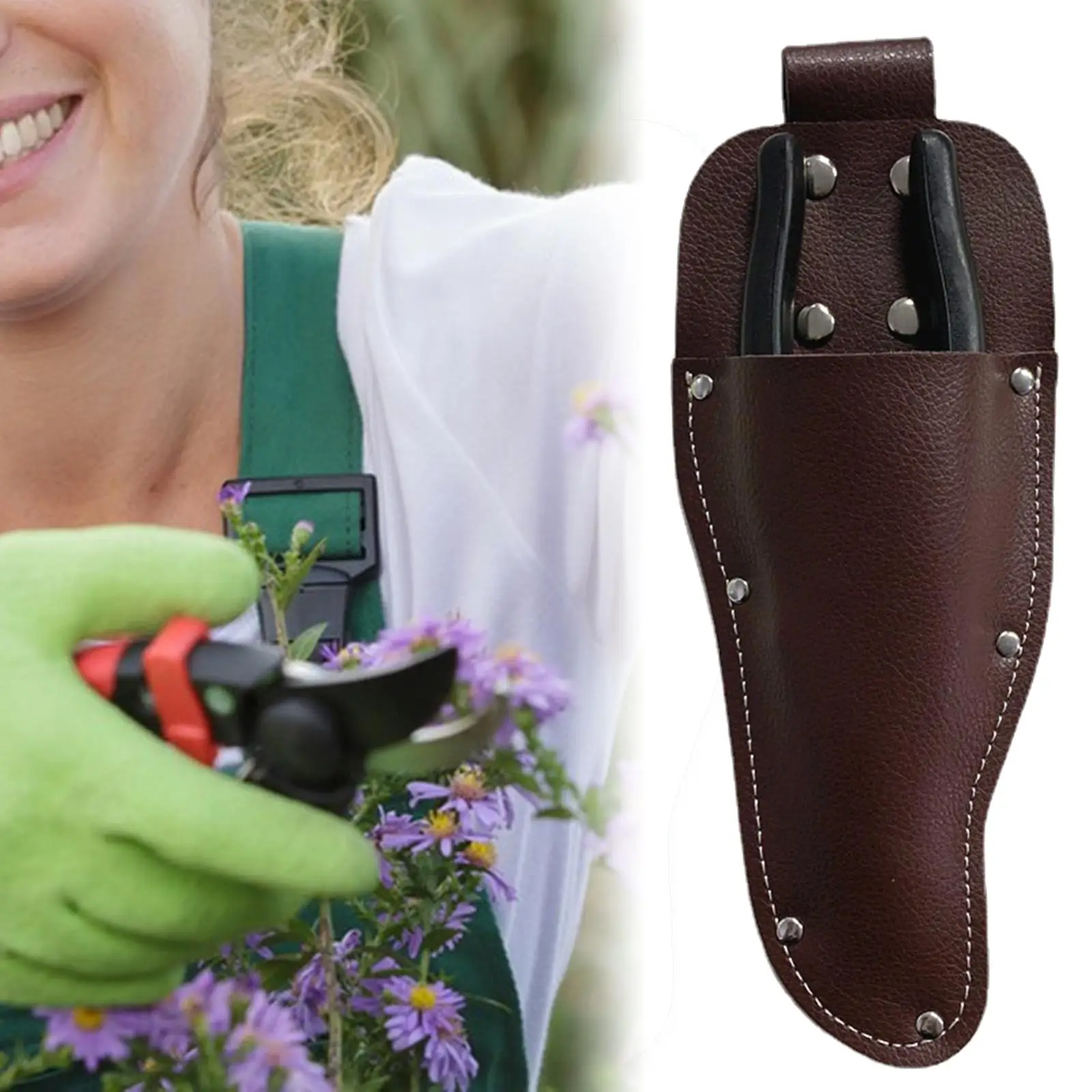 

Pruning Protective Leather Cover Durable Plier Holder Belt Holder Pouch Bag
