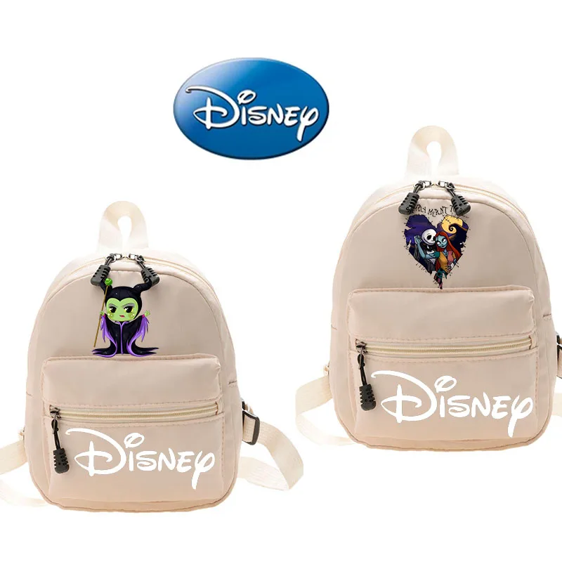 

2024 Disney's The Nightmare Before Christmas Jack Sally Women's Backpack New Versatile Cool Bag Handsome Teen Design Backpacks