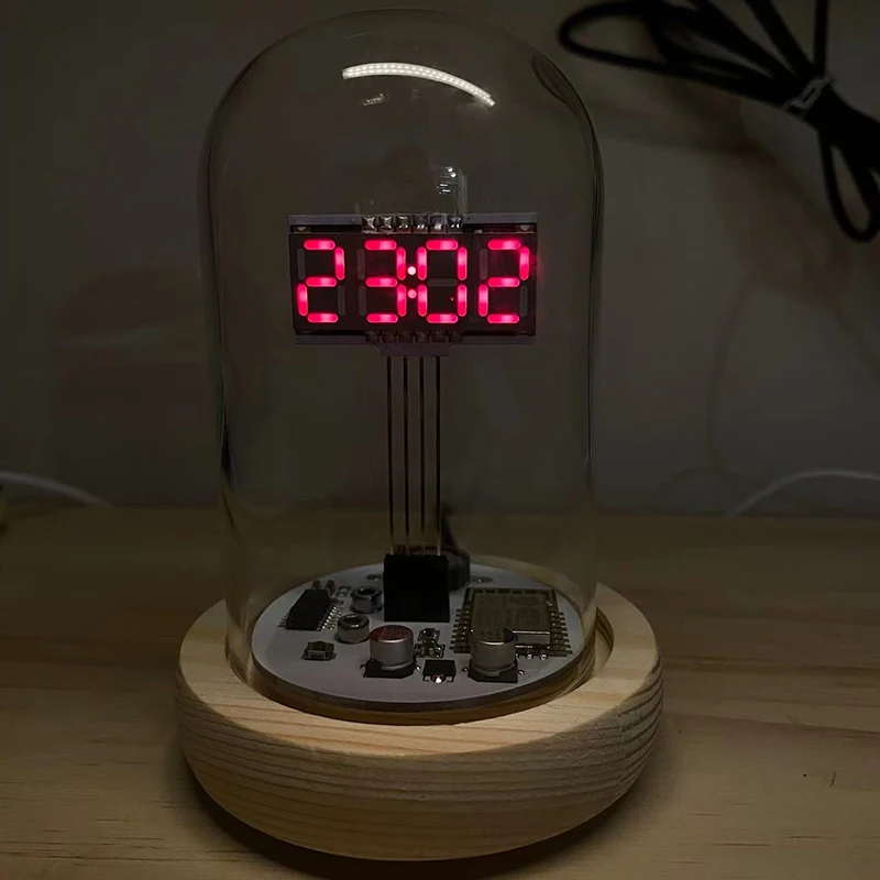 2024 New Luxurious Handmade  Modern Retro Style Lamp Design Different time zone clock 6