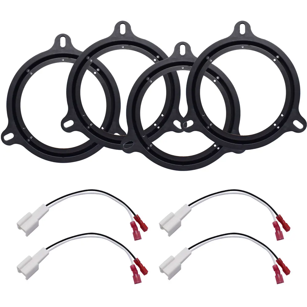 Kit Adaptadores Altavoces 6.5" Para Nissan Sentra 2013-2019 - Para Puertas Delanteras Y Traseras, Actualiza Tu Sistema De Sonido
