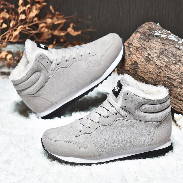 Winter Non-Slip High-top Leather Ankle Boots for Men main image 1