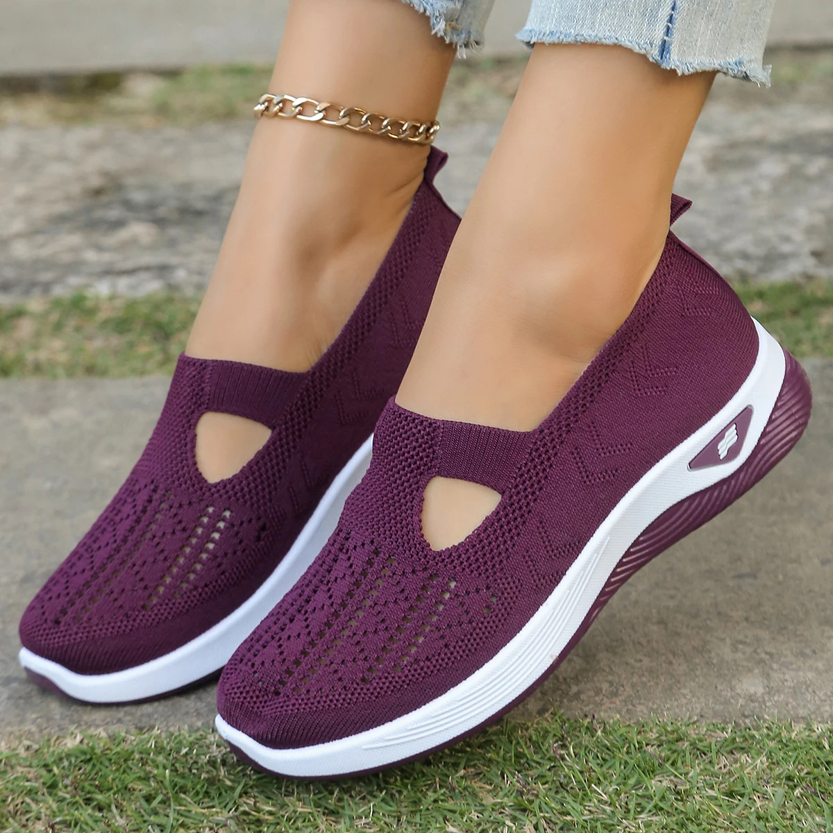 Women's shoes, women's sports shoes, hollowed-out women's summer shoes, free shipping