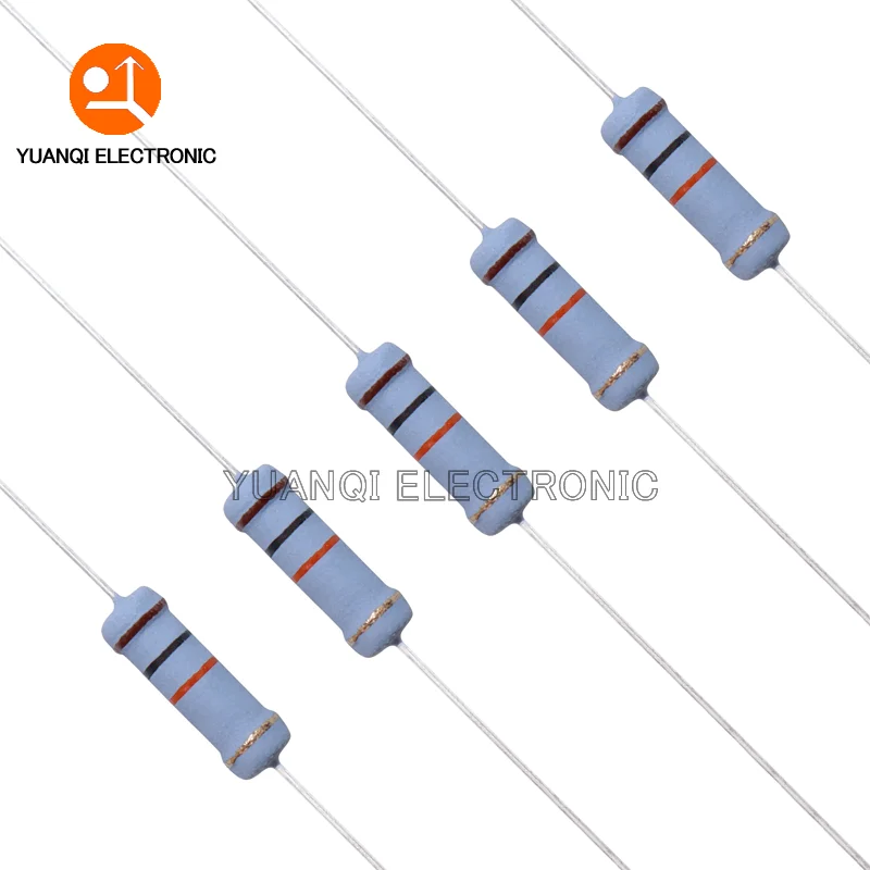 Carbon Film Resistor 2W Metal oxide film 5% 1R-10M 10R 100R 240R 470R 1K 2.2K 10K 24K 47K 100K 220K 1M 10 220 470 ohm 20pcs