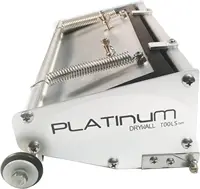Platinum Drywall Tools 8""/10"" & 12"" Flat Box Finishing Combo W/Handle Compound Pump & Filler 2
