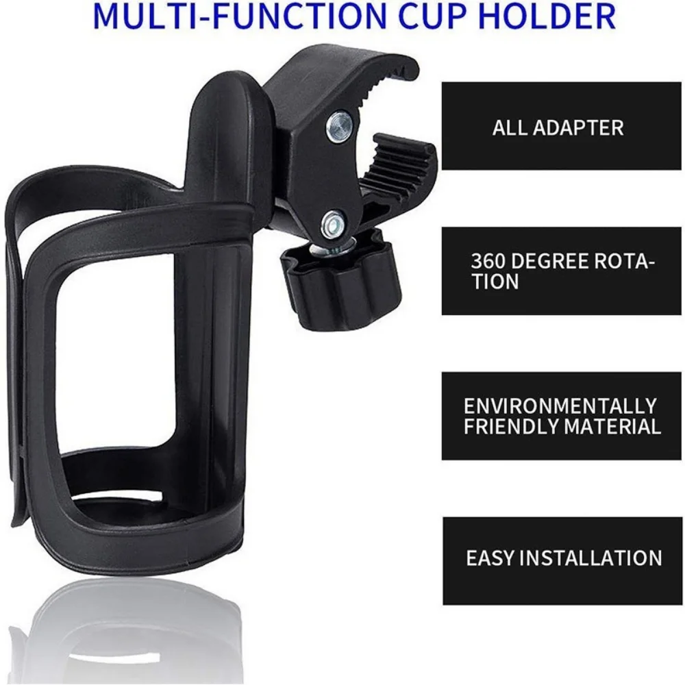 360 Rotation Bike Bicycle Bottle Cage Handlebar Mount Drink Water Cup Holder Kid Bicycle Bottle Holder Cage for Bike Stroller