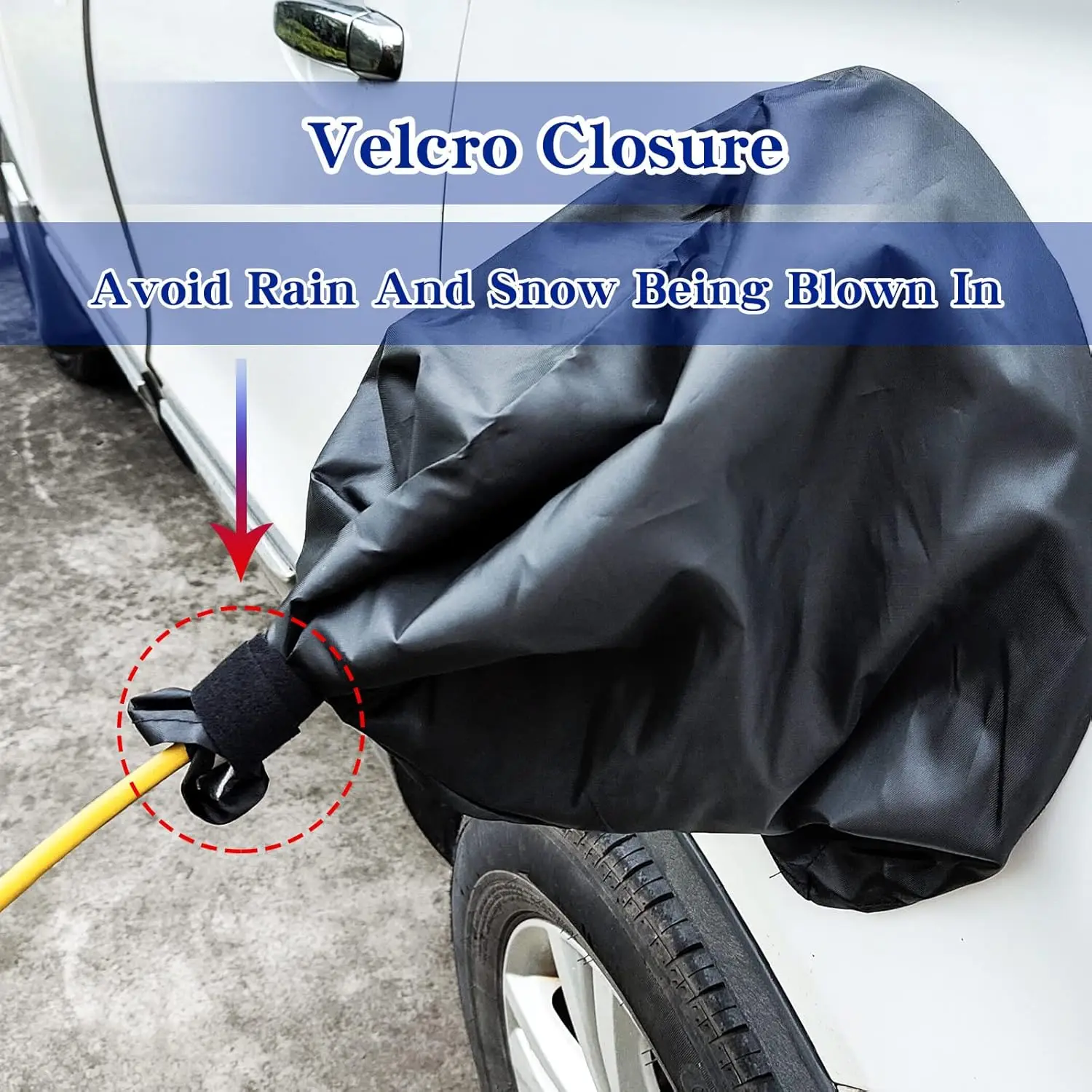 thumbnail image 2 of Moioee EV Charger Plug Port Cover, Electric Car Charging Accessories, Waterproof Outdoor EV Charger Cover, Rain Sun UV Snow Dust All Weather 2 of 14
