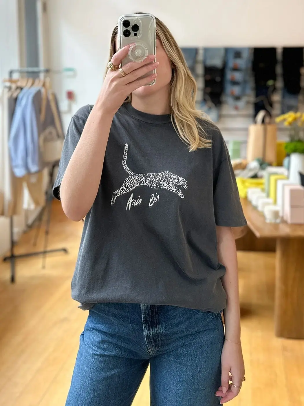 

Женская Винтажная футболка с коротким рукавом, черная хлопковая Футболка оверсайз с леопардовым принтом, одежда для лета 2024