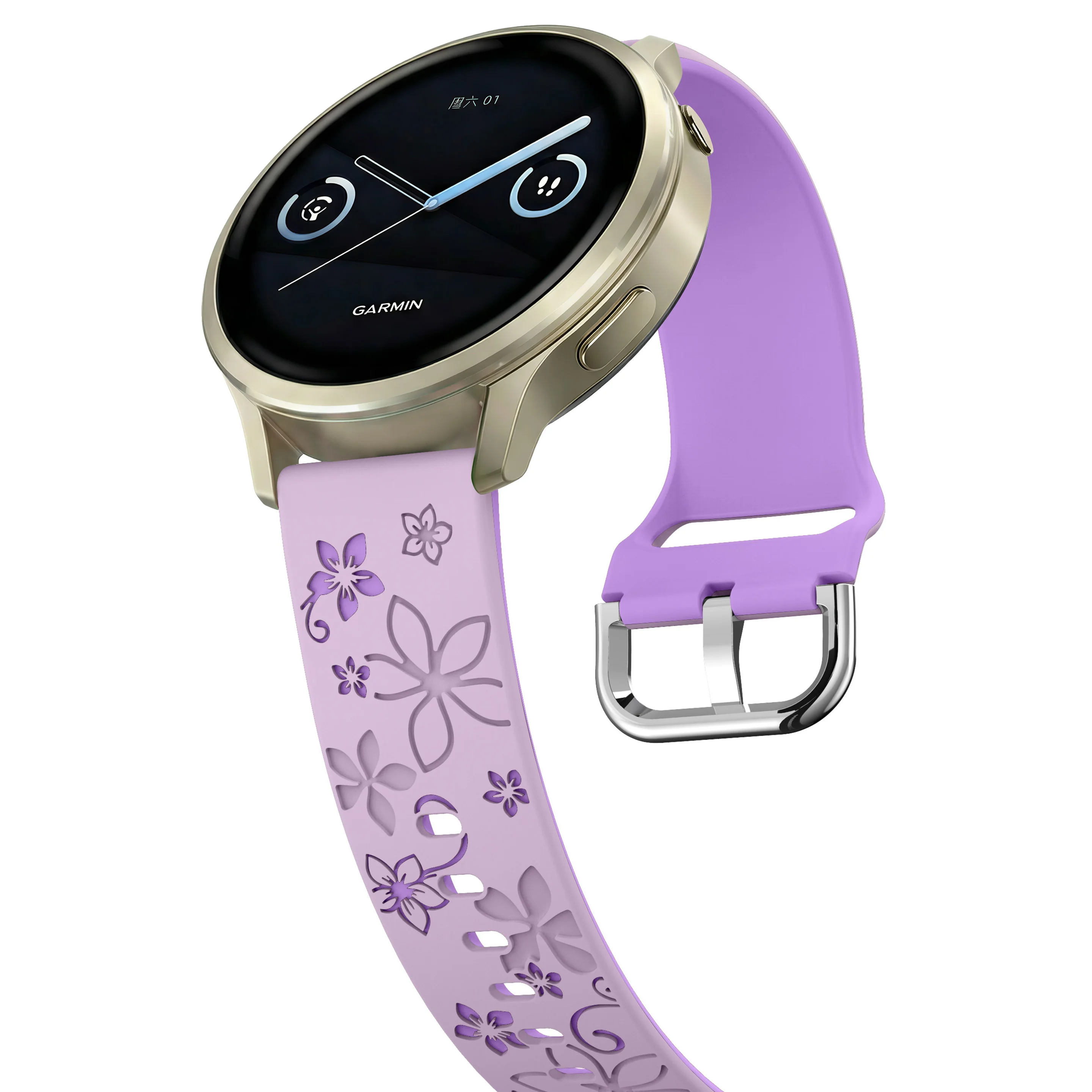 Custom Engraved Women's Sport Bracelet Replacement Wristband, 18mm Strap