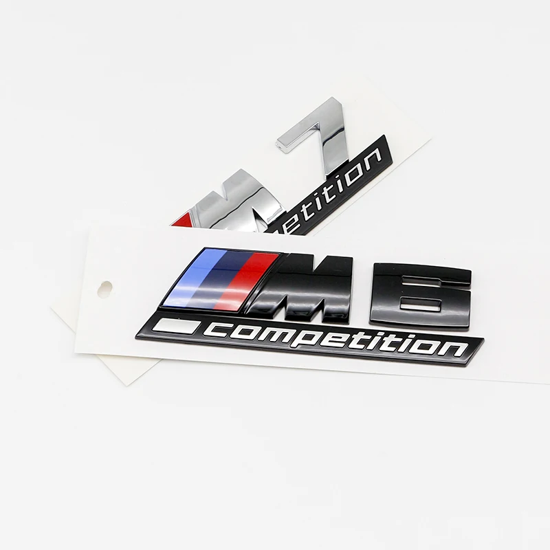 3D 로고 스티커 BMW M 스포츠 3색 엠블럼 배지 (M1 M2 M3 M4 M5 M6 M7 M8 X1 X3 X5 X6 방수 펜더 트렁크 액세서리)