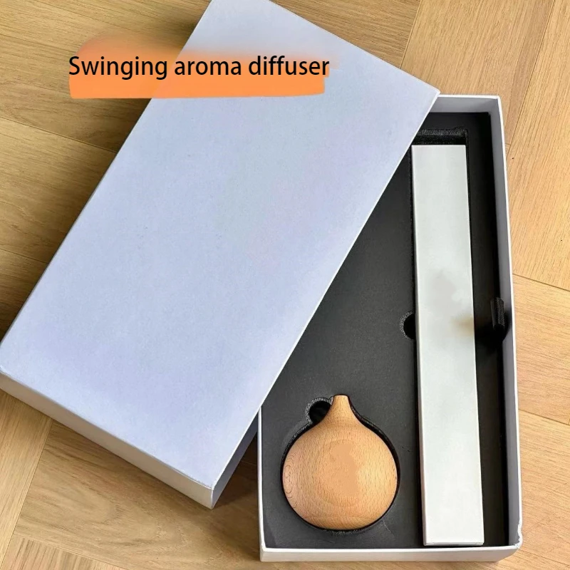 Home Fragrance Diffuser Baies Fragrance Swinging Weng Diffuser Wooden Spherical Seat Ceramic Exquisite Creative Decor