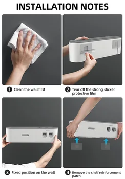 Hands Free Toothpaste Dispenser With Storage
