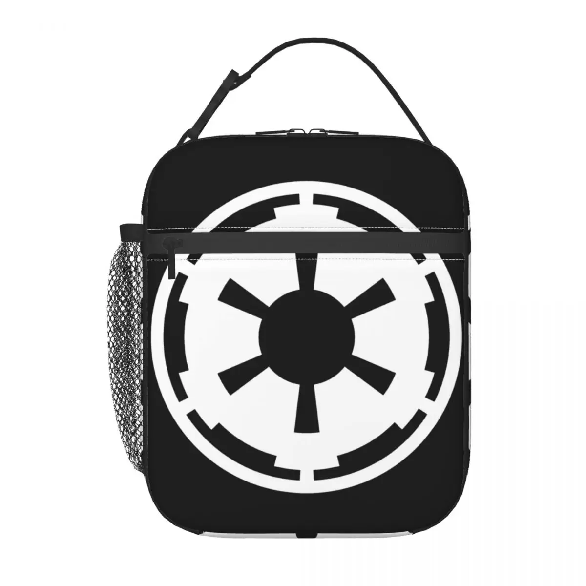 

Wars Empire Imperial Logo-topaz-sharpen Insulated Lunch Bag Tote Food Handbag