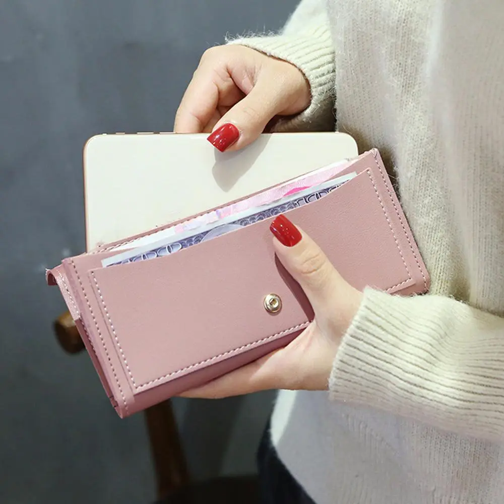 Long Wallets 5 Colors For Women leather wallet women wallet card wallet coin purse wallet zipper wallets women purse women coin purse slim wallet
