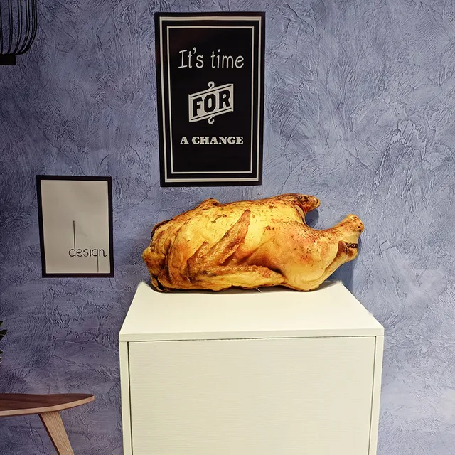 New Simulation BBQ Food Plush Toy Lifelike Snack Food Stuffed Toy Burger Sausage Grilled Fish Beer Pillow Photography Props 4