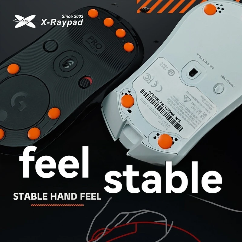 티타늄 U9 에어 e-스포츠 마우스 풋 패드 맞춤형 내마모성 마우스 피트 인체공학적 게이밍 기계식 키보드 액세서리