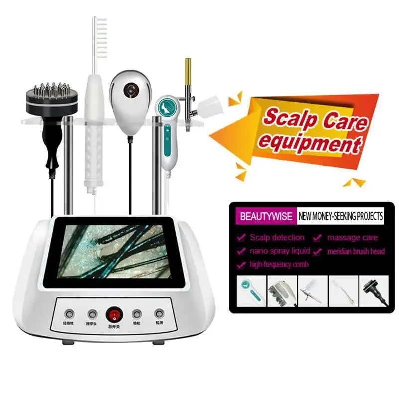

Beauty Salon Anti-hair Loss Regrowth Machine Hair Scalp Care Machine With Hair Follicle Detection Analysis